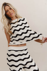 Elenor Knit Top in Black