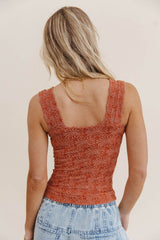 Heartbreaker Cami in Terracotta