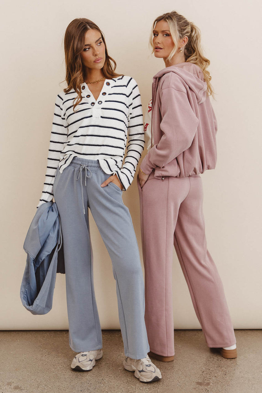 Balance Wide Leg Pants in Blue