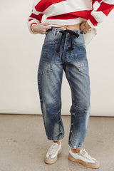 Jocelyn Barrel Jeans in Medium Wash