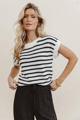Marcel Knit Sweater in Navy
