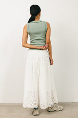 Kimberly Tank Top in Sage