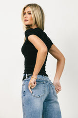 Joey Basic Top in Black