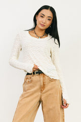 Gracey Lace Top in Cream
