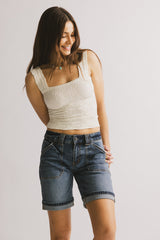 Tyler Bermuda Denim Shorts