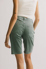 Marlene Denim Shorts in Teal