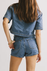 Rhia Denim Mini Skort
