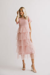 Marcella Ruffle Midi Dress