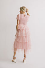 Marcella Ruffle Midi Dress
