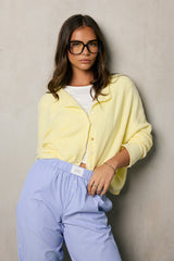 Maci Cardigan in Yellow