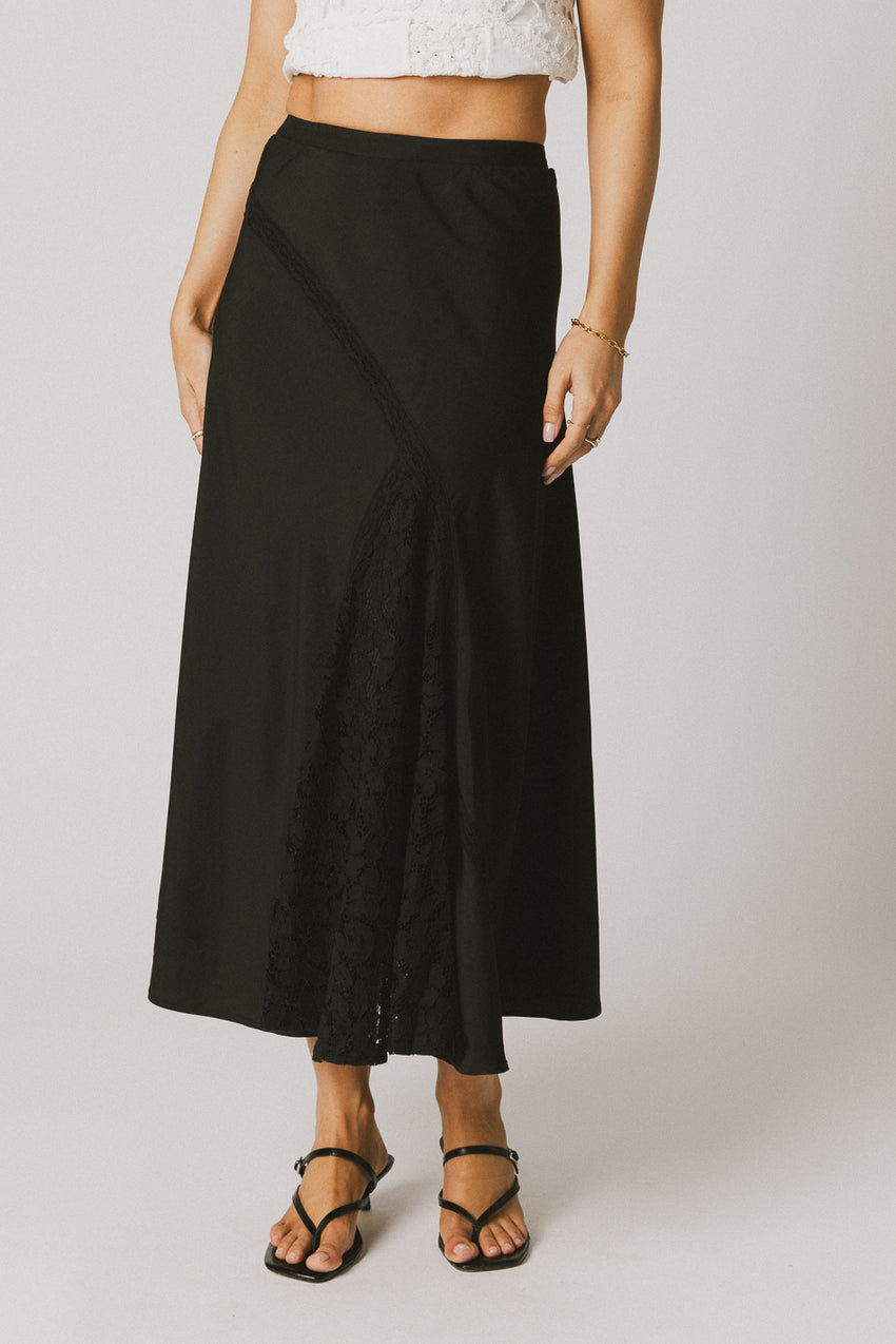 Samantha Maxi Skirt in Black