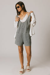 Scottie Denim Overalls in Striped Denim