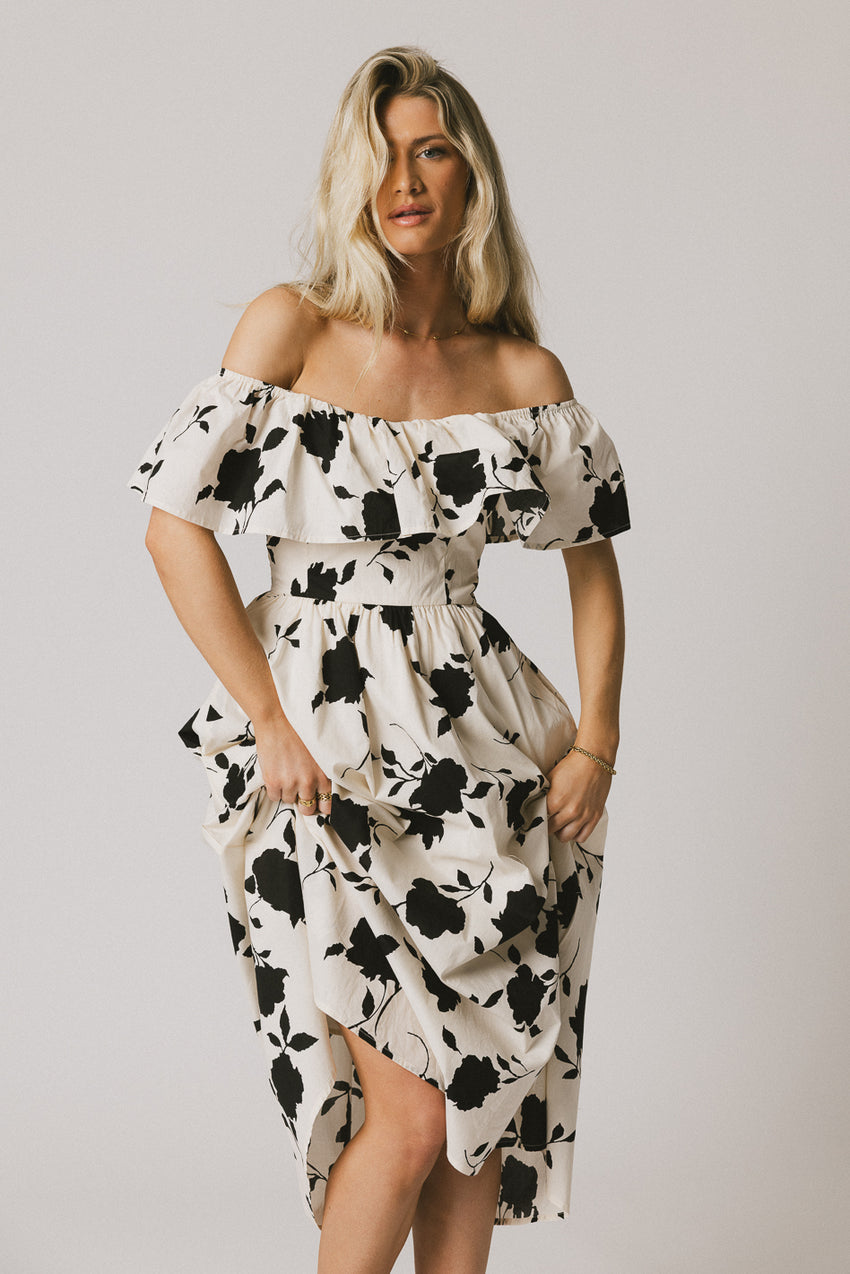 Chaney Floral Midi Dress
