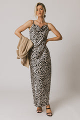 Kea Leopard Print Maxi Dress