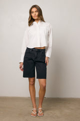 Lydia Bermuda Shorts in Black