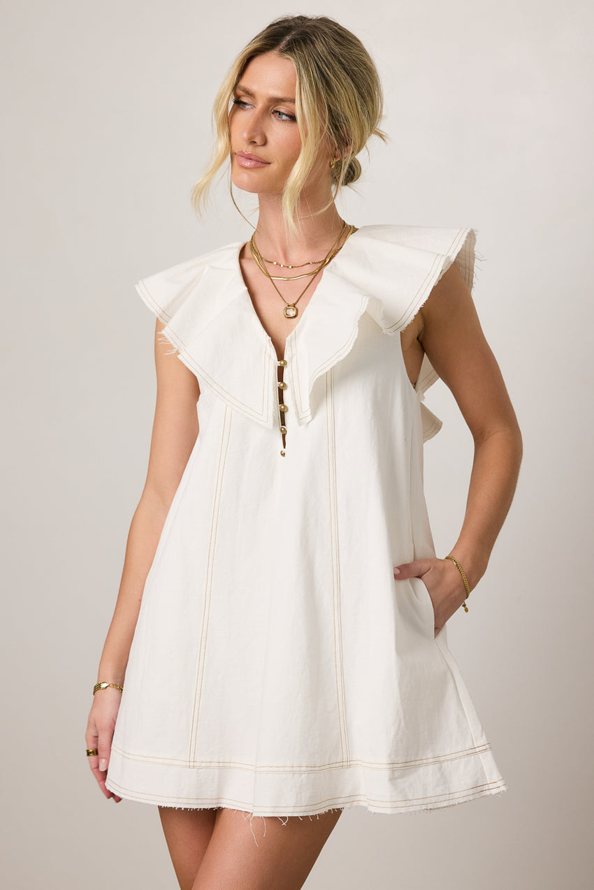 Willow Collared Babydoll Dress