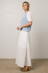 Olivia Embroidered Maxi Skirt