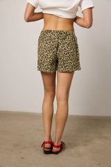 Brooks Leopard Wrap Skort