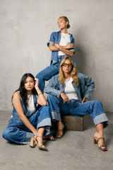 Luca Denim Button Up