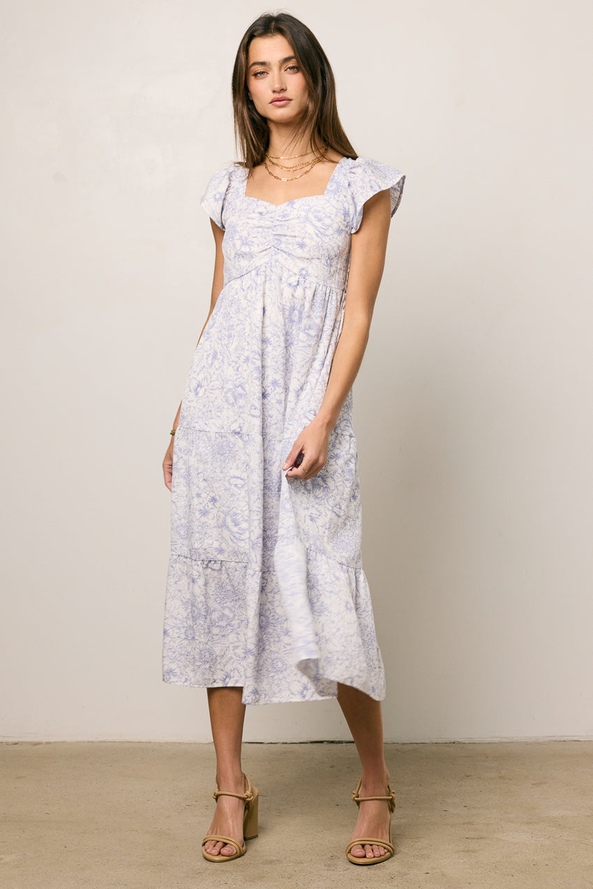Jenny Floral Midi Dress