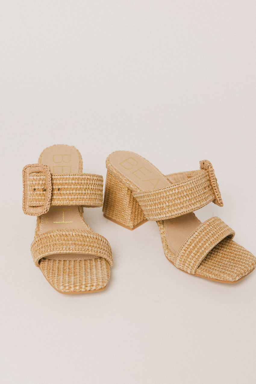 Corey Raffia Heel