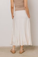 Amara Maxi Skirt in Ivory
