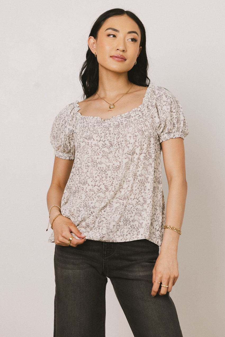 Shay Abstract Blouse