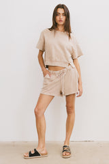 Willa Knit Top in Taupe