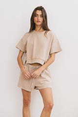 Willa Knit Top in Taupe