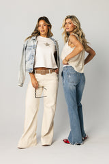 Shiva Wide-Leg Flare Jeans