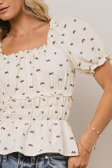 Aris Bow Blouse
