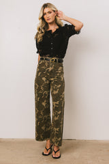 Mari Lace Blouse in Black