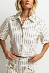Baylor Striped Button Up