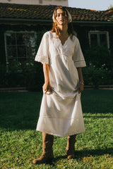 Paulina Embroidered Maxi Dress