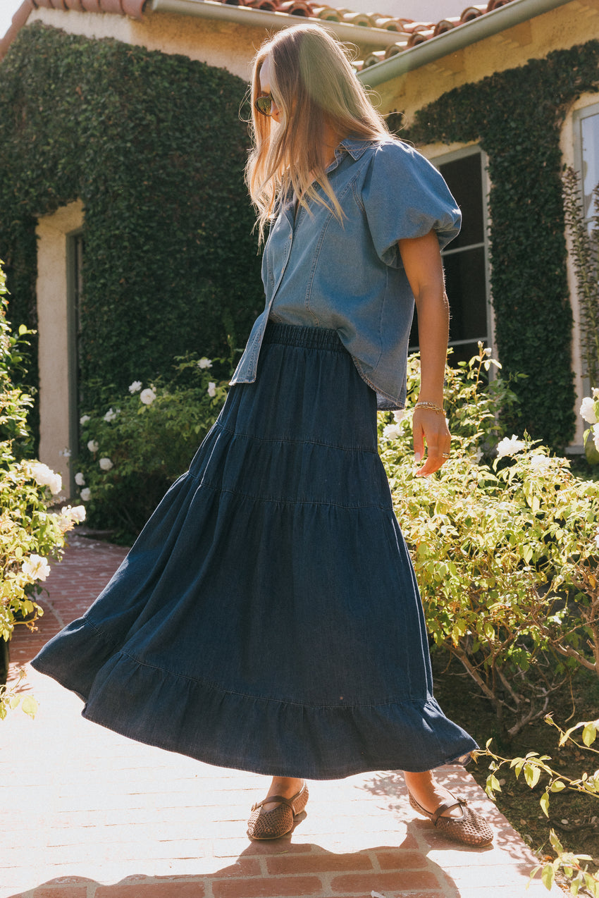 Lisa Tiered Maxi Skirt