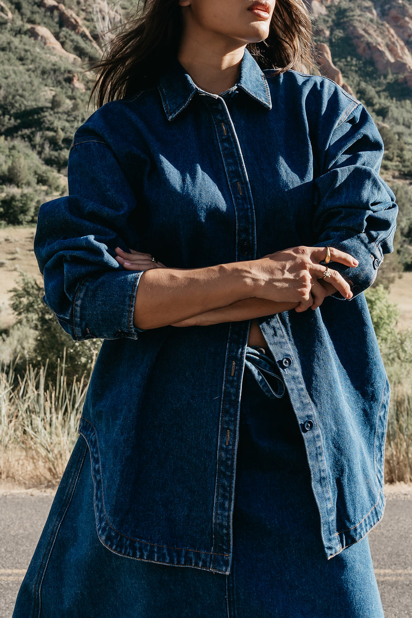 Maddy Oversized Button Up