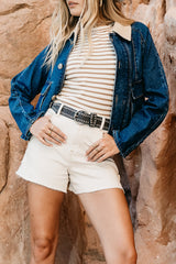 Zia Striped Tank in Sand