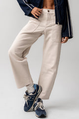 Scottie Barrel Jeans in Ecru