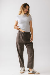 Martha Boatneck Top in Grey