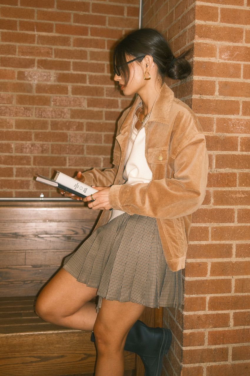 Sarah Corduroy Jacket in Camel