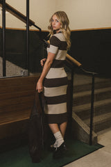 Tillie Striped Midi Dress