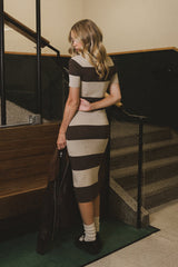 Tillie Striped Midi Dress
