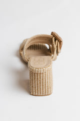 Corey Raffia Heel