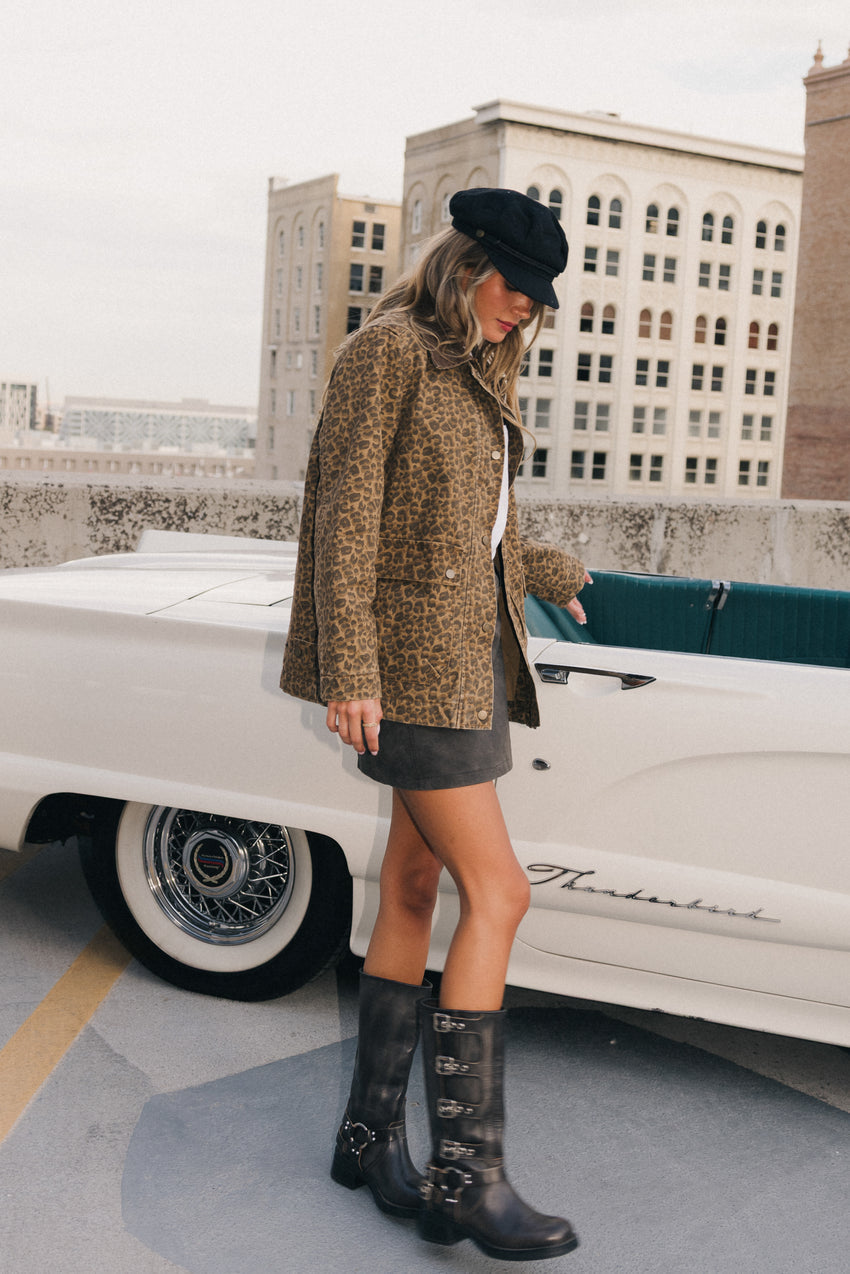 Karson Leopard Jacket