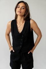 Clara Button Up Vest