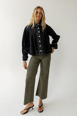 Lennon Denim Jacket in Washed Black