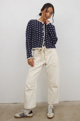 Jocelyn Barrel Jeans in Cream