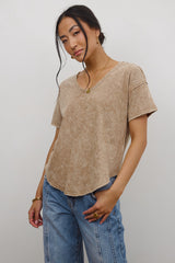 Georgia Knit Top in Brown