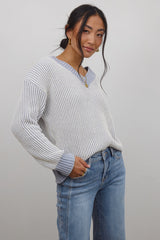 Glinda Knit Sweater in Blue