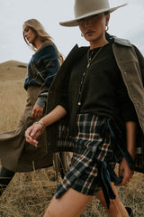 Haven Plaid Mini Skort